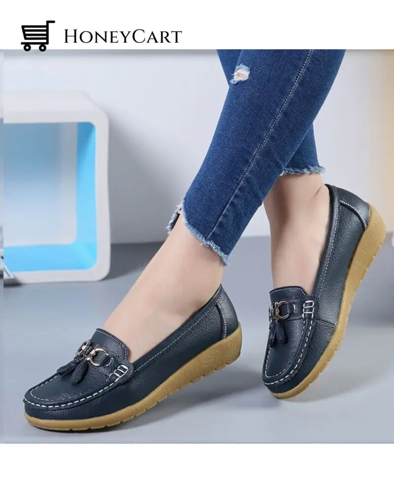 Womens Breathable Moccasins Shoes 2022 Black / Us 5.5 Eu35