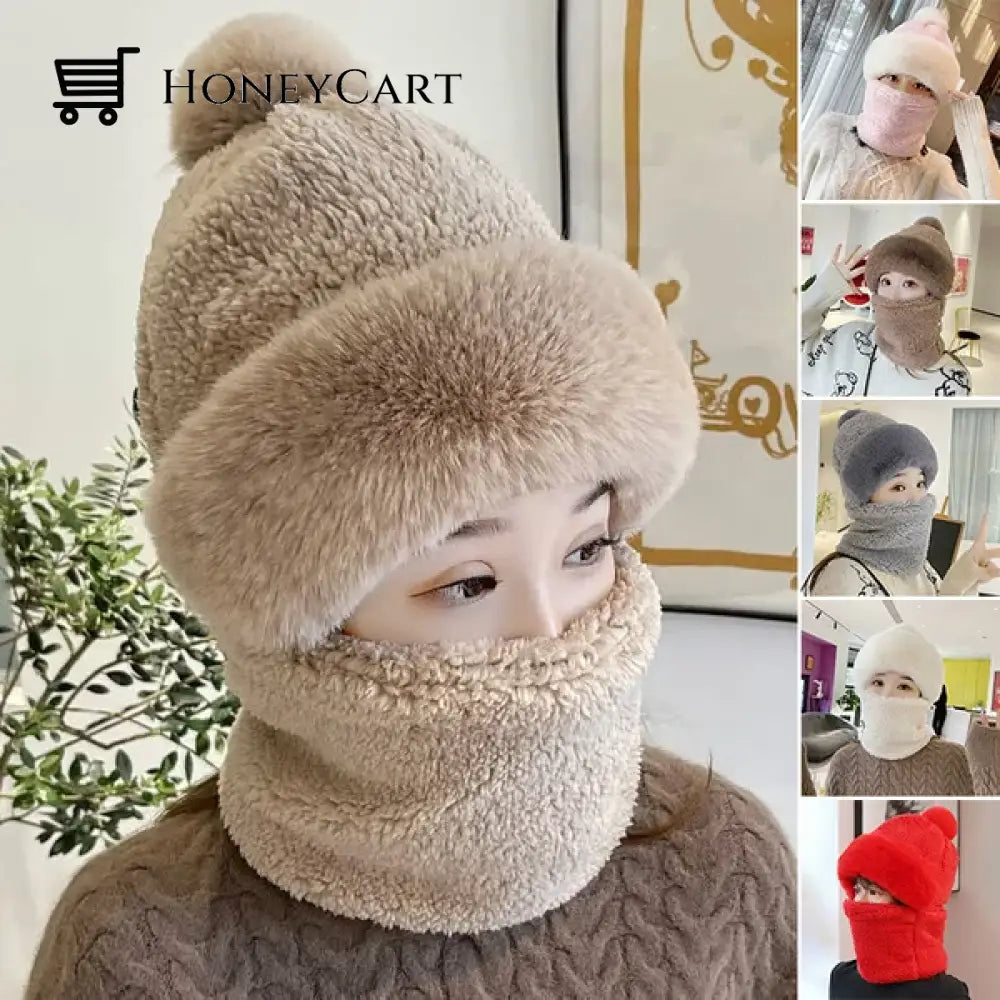 Womens Cycling Windproof Scarf Hat Tool