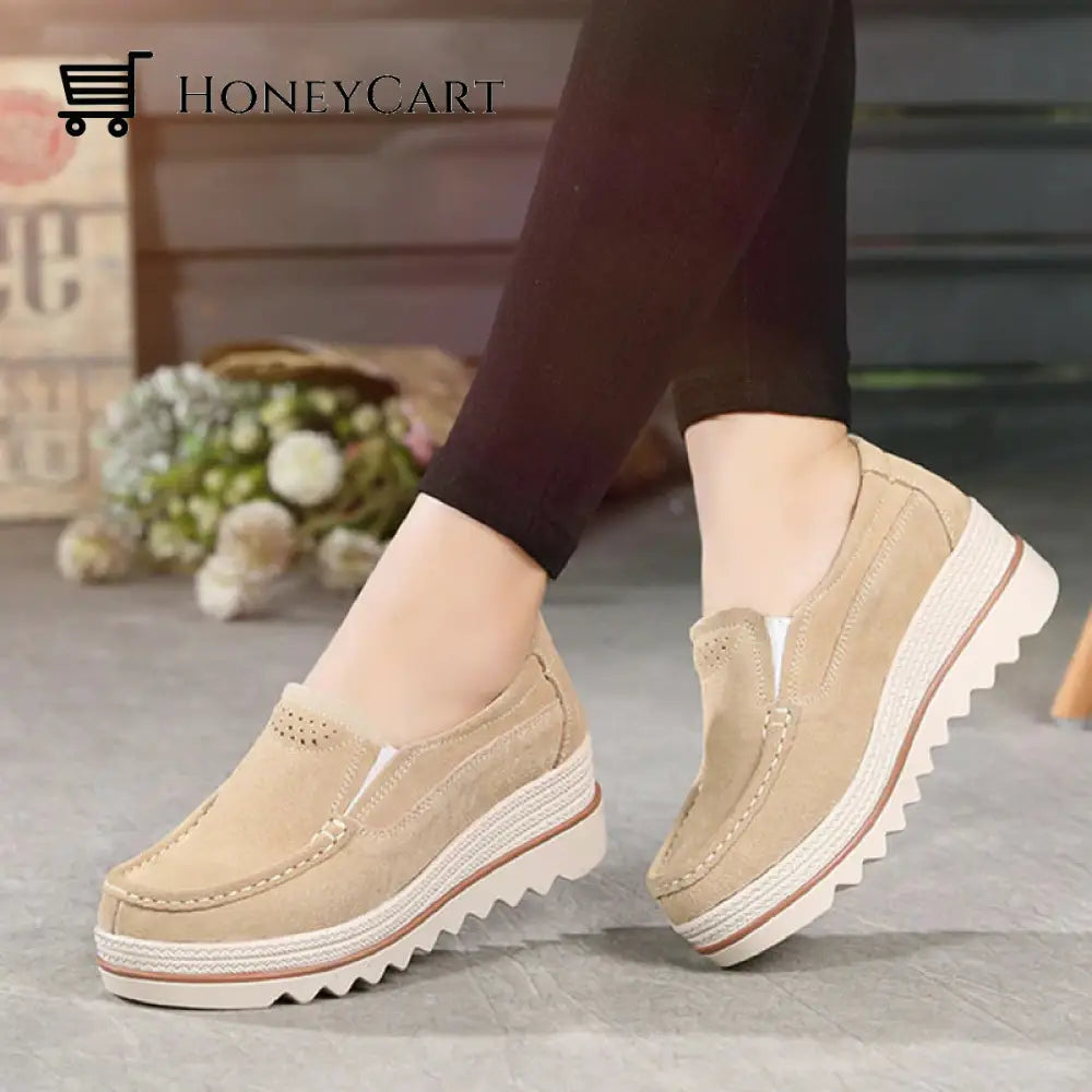 Womens Flat With Platform Shoes
