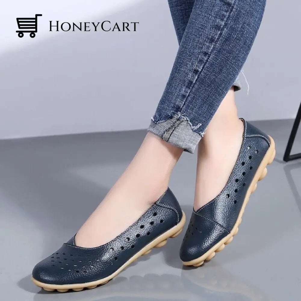 Womens Flats For Bunions Deepblue / 4