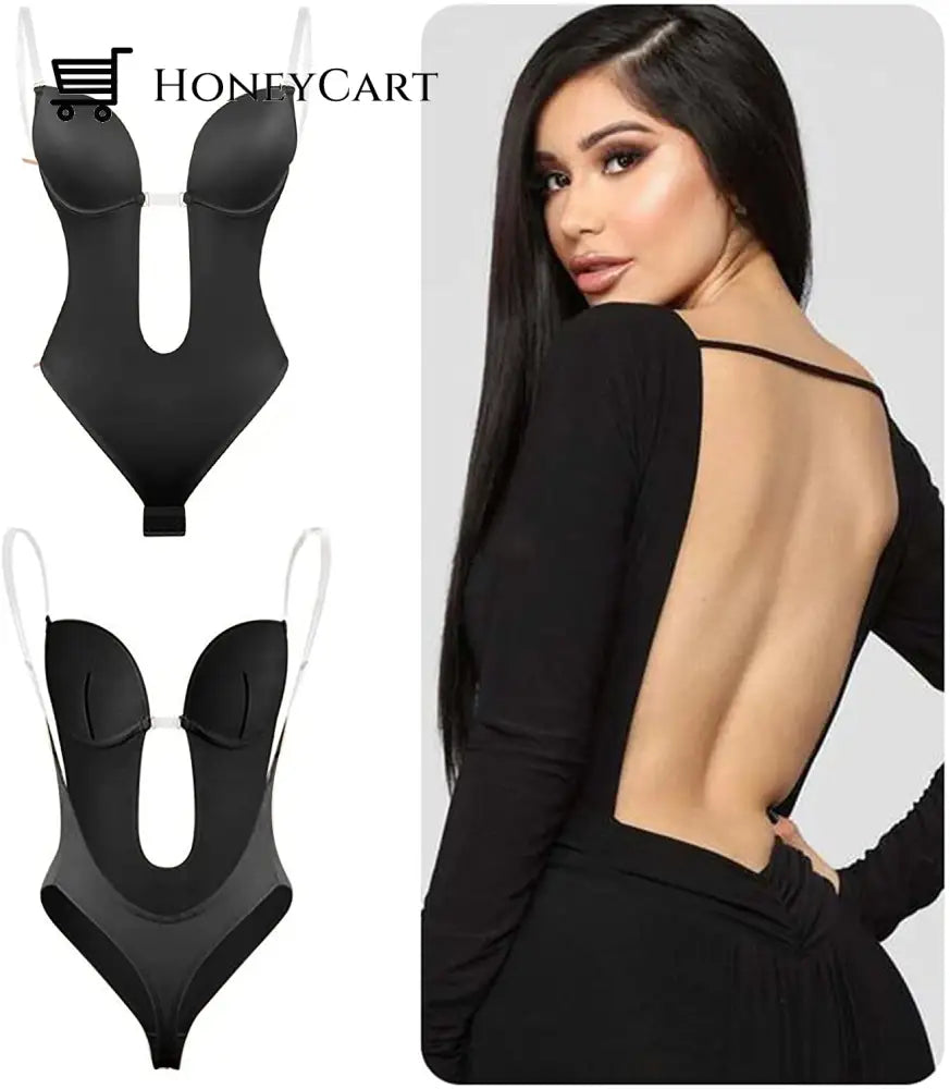 Womens Invishaper-Plunge Backless Bra Shaper Fp-Bra