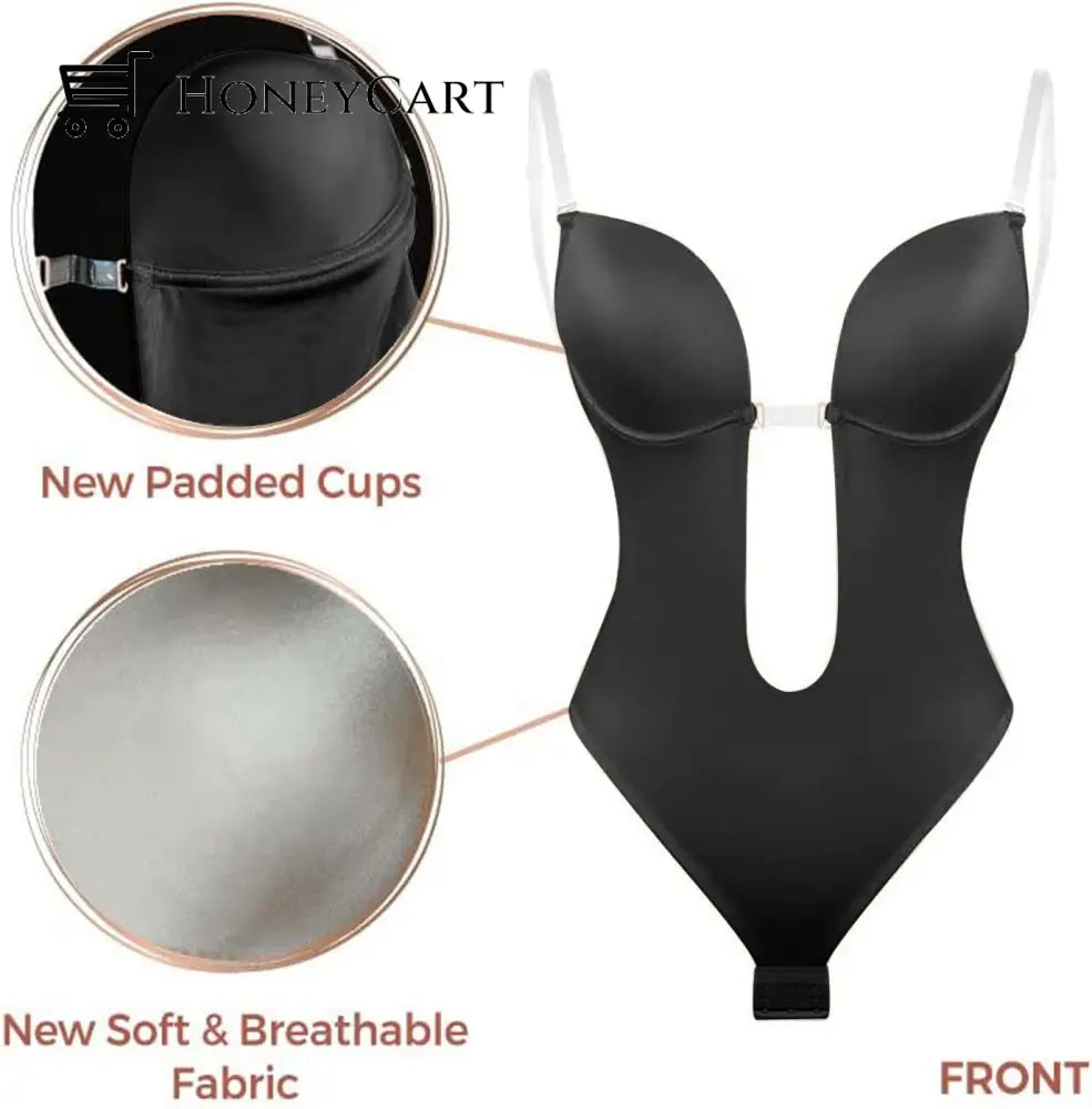 Womens Invishaper-Plunge Backless Bra Shaper Fp-Bra