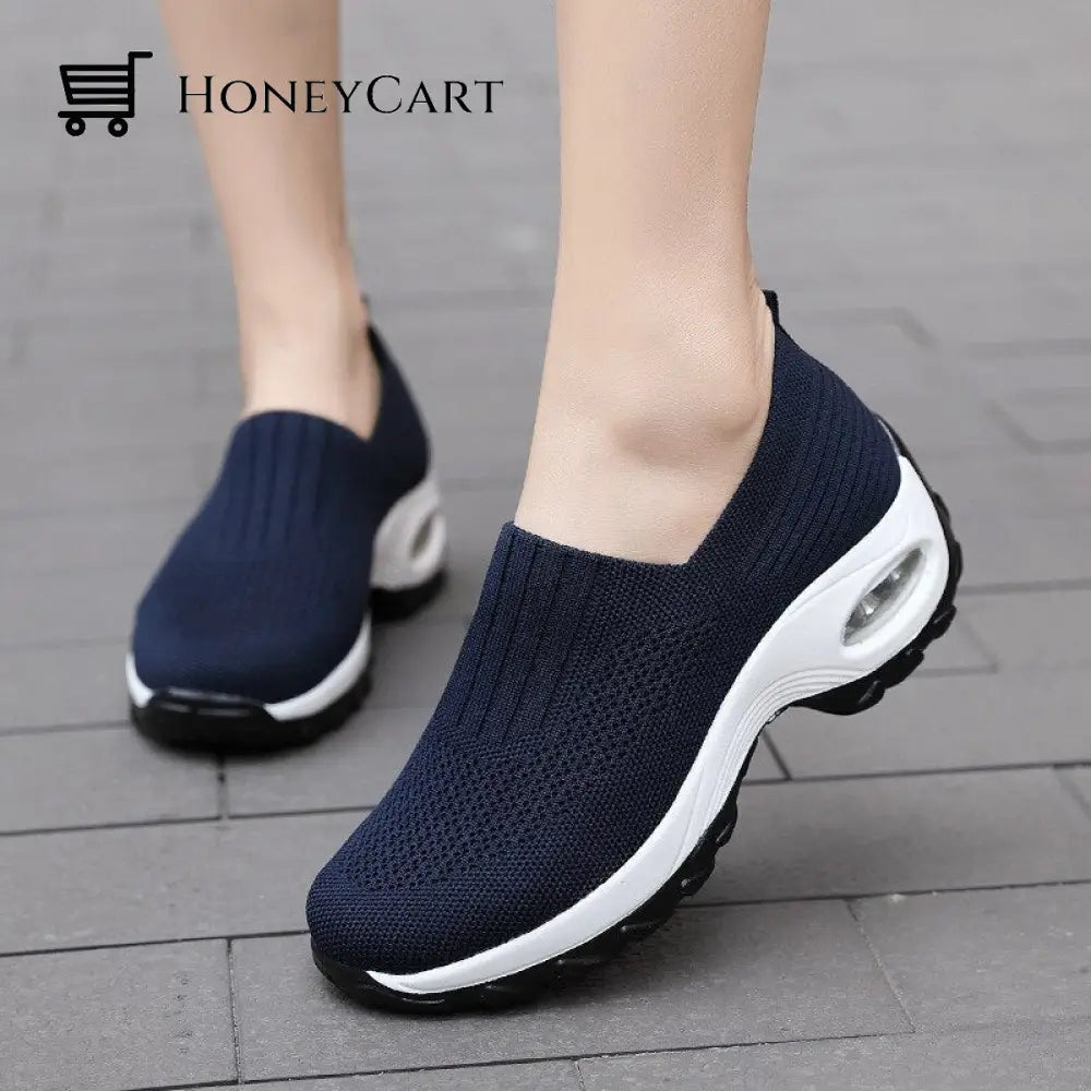 Womens Skech-Air Go-Walk Air Cushion Trainers