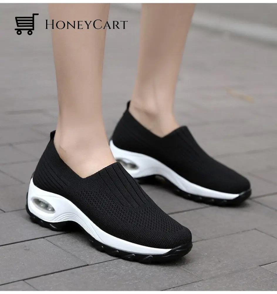 Womens Skech-Air Go-Walk Air Cushion Trainers