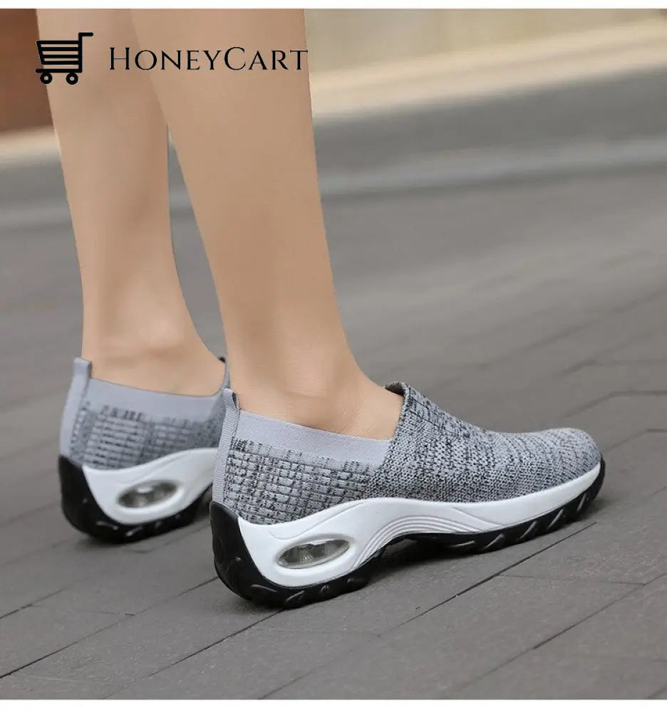 Womens Skech-Air Go-Walk Air Cushion Trainers