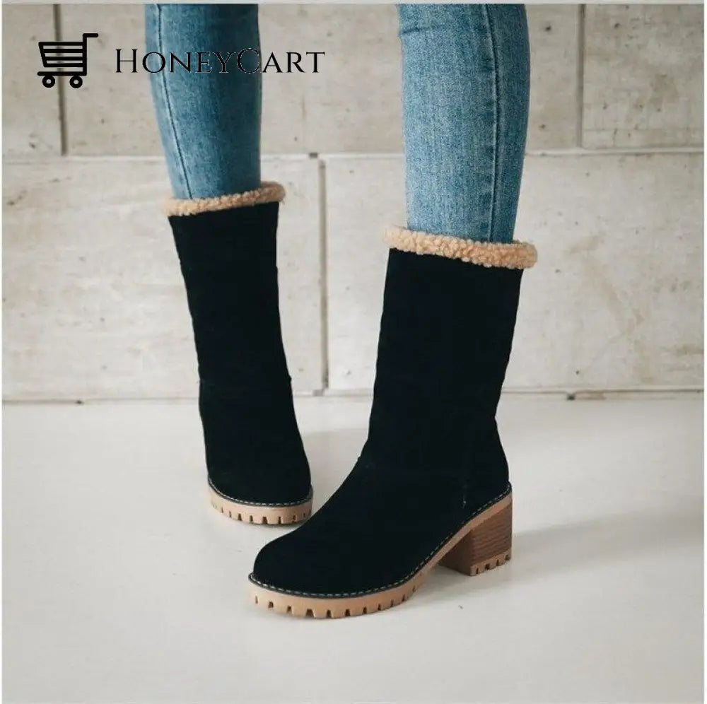 Womens Winter Boots With Fur For Warm Toes