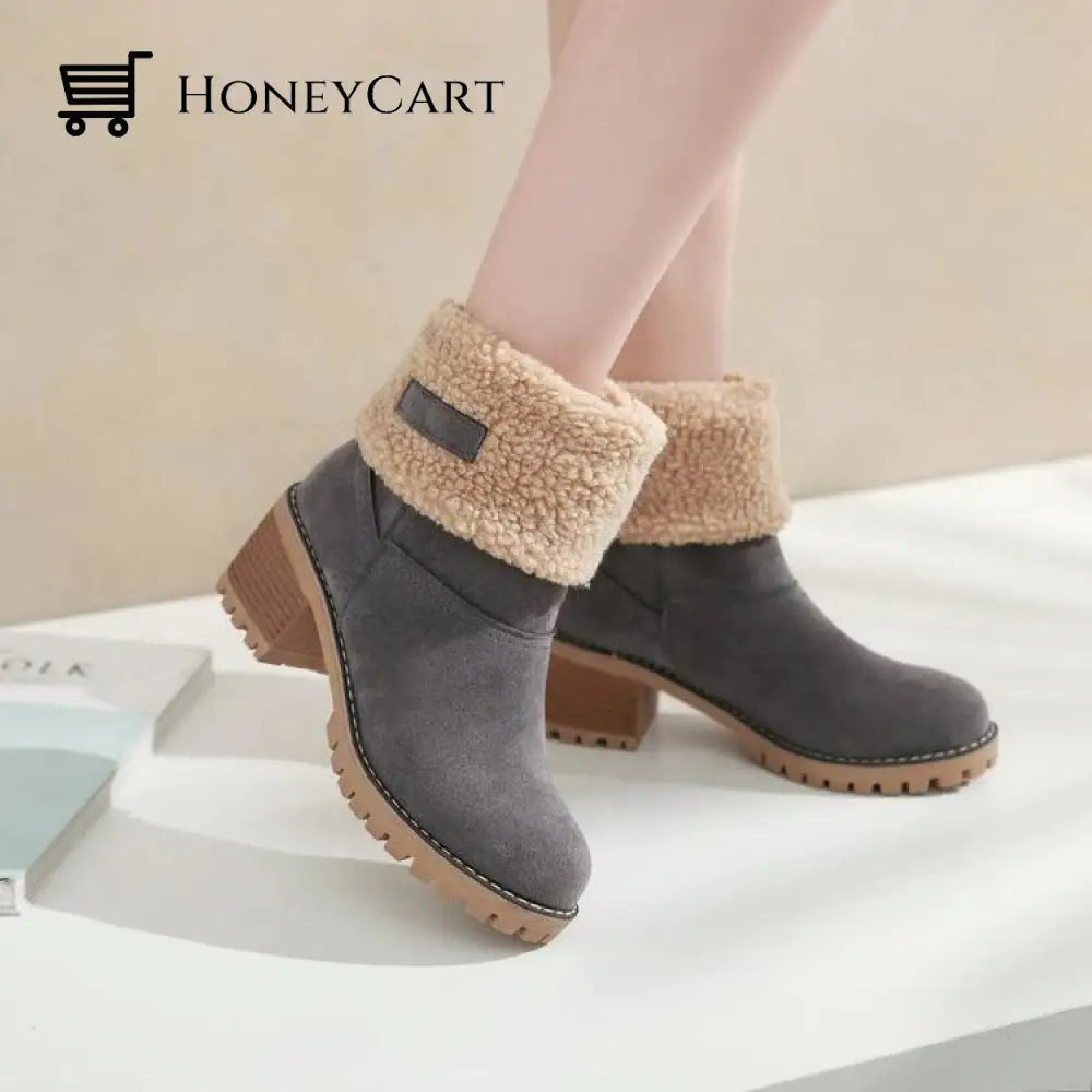 Womens Winter Boots With Fur For Warm Toes