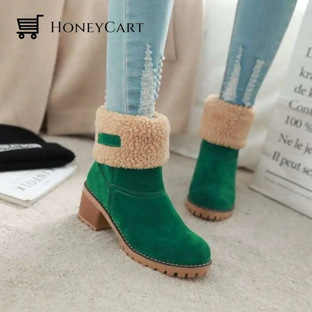 Womens Winter Boots With Fur For Warm Toes