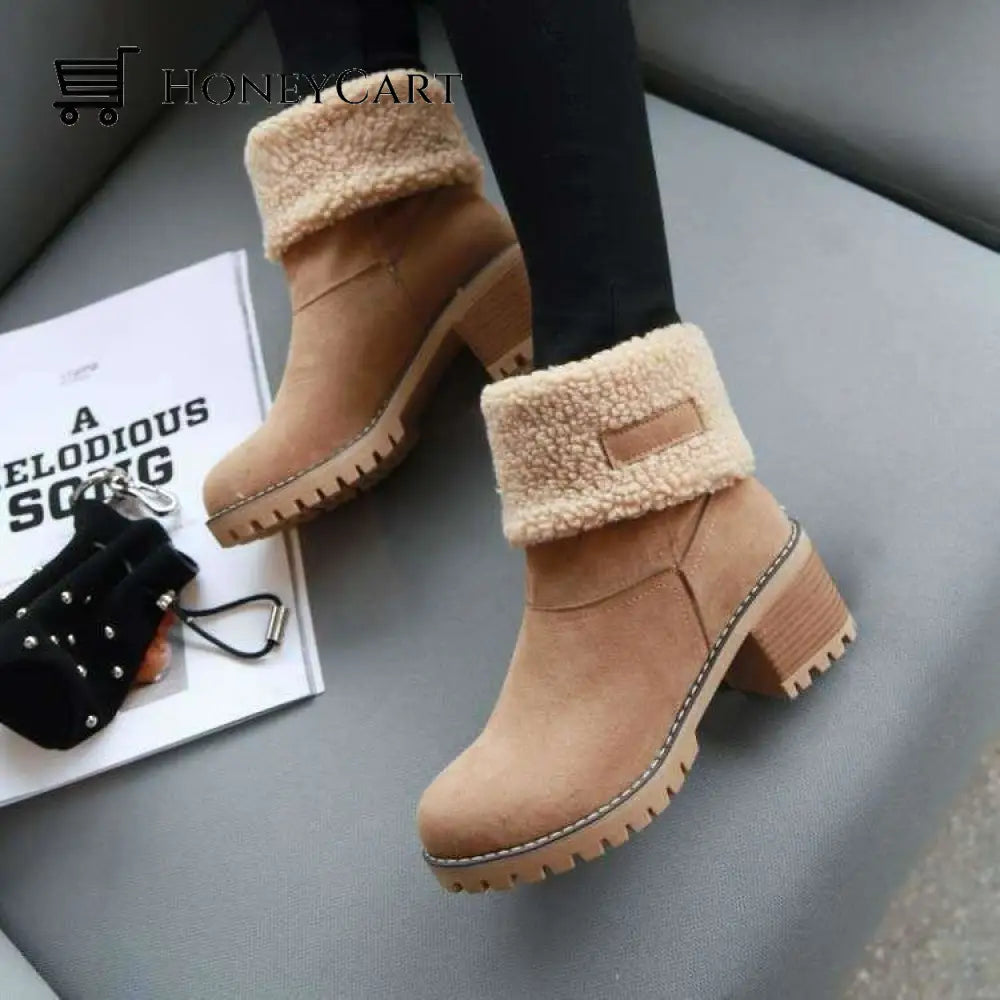 Womens Winter Boots With Fur For Warm Toes
