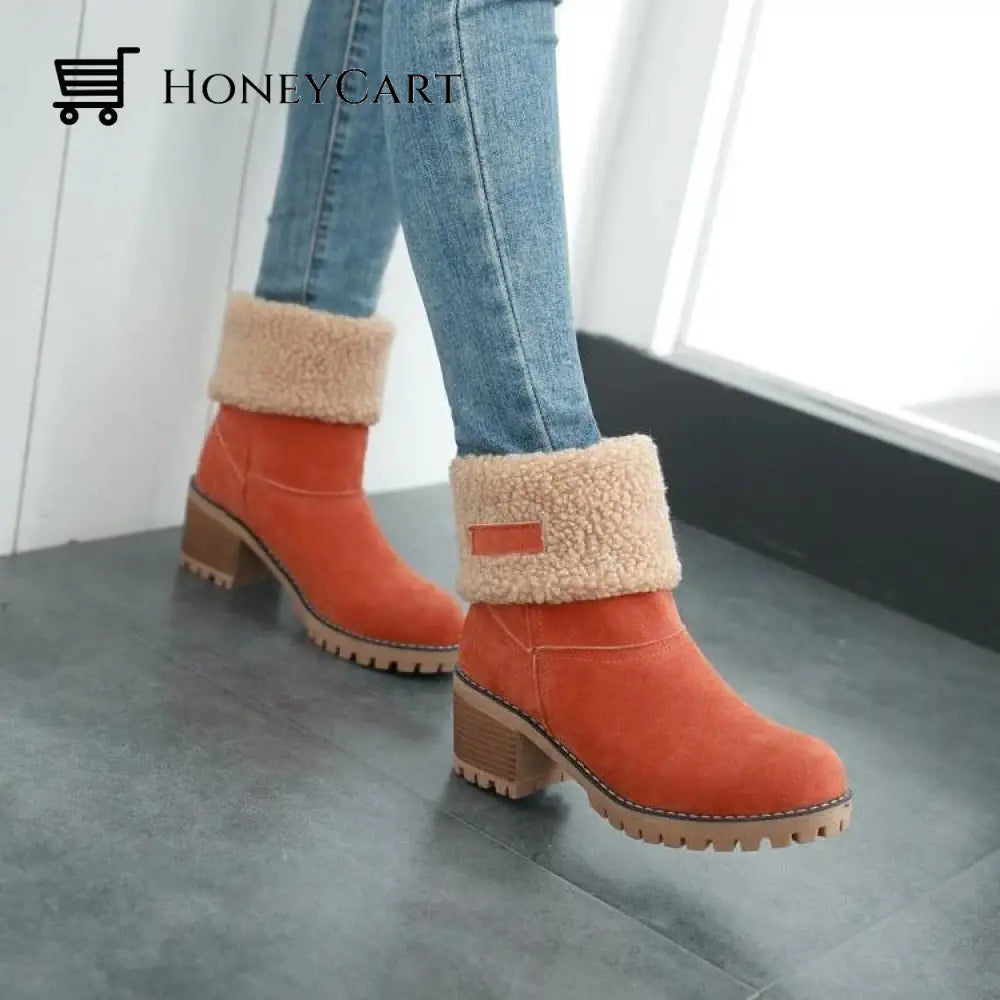 Womens Winter Boots With Fur For Warm Toes
