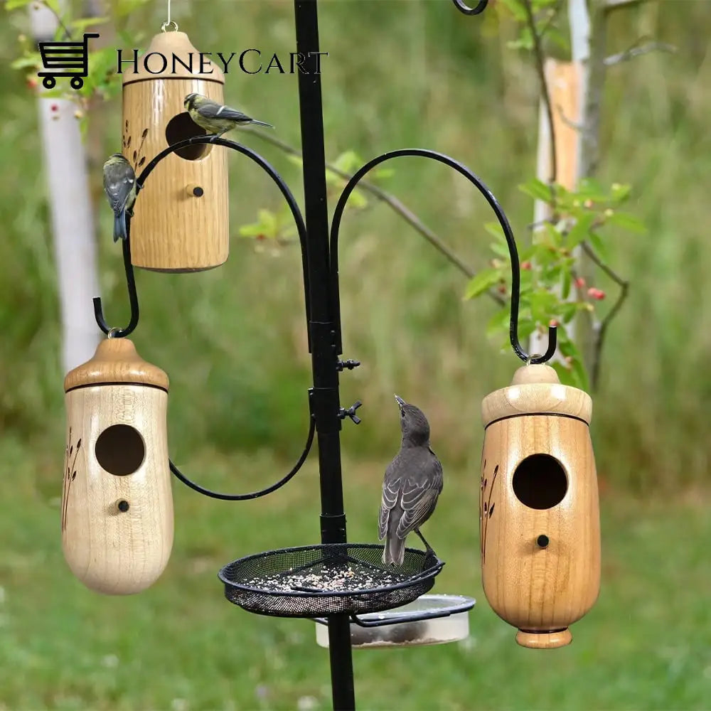 Wooden Hummingbird House