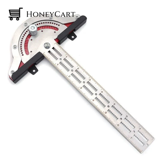 Ultra Precision Marking Ruler Square T Type Woodworking Scriber Measuring Tool - Bobsfeeder.com