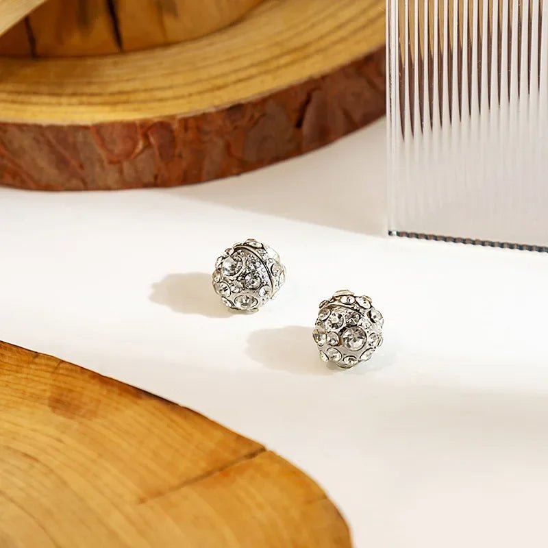 Zircon Crystal Weight Loss Magnetic Earrings