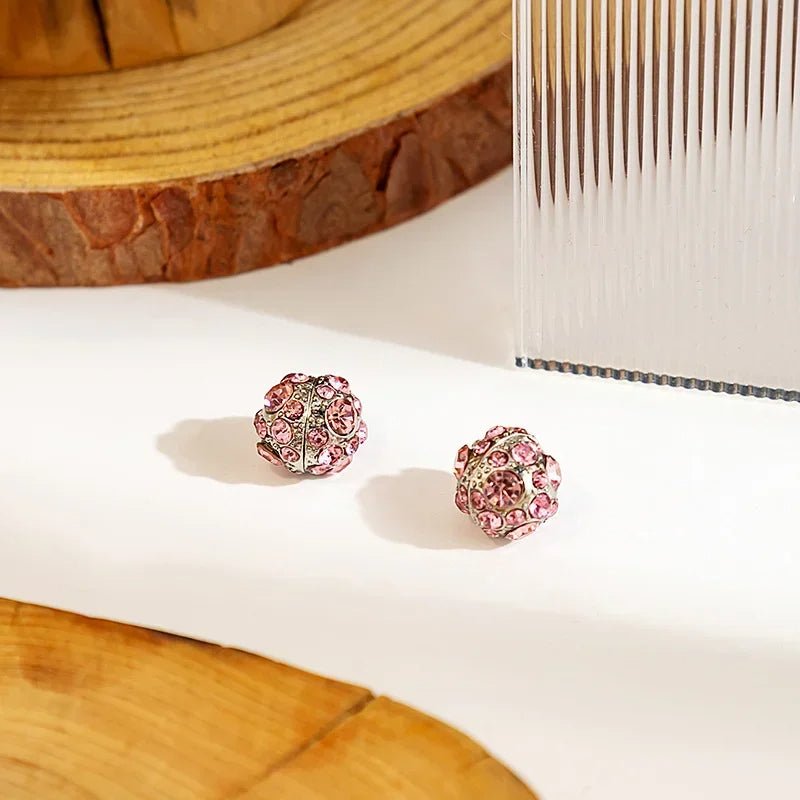 Zircon Crystal Weight Loss Magnetic Earrings