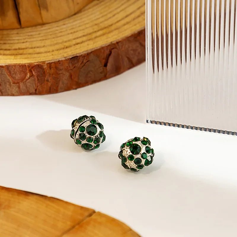 Zircon Crystal Weight Loss Magnetic Earrings