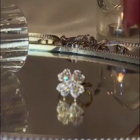Four-Leaf Clover Rotating Ring