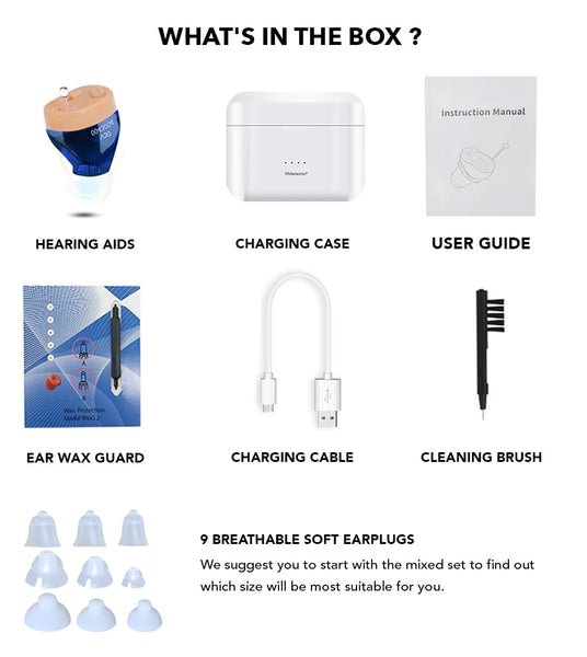 Rechargeable & Invisible Hearing Aids