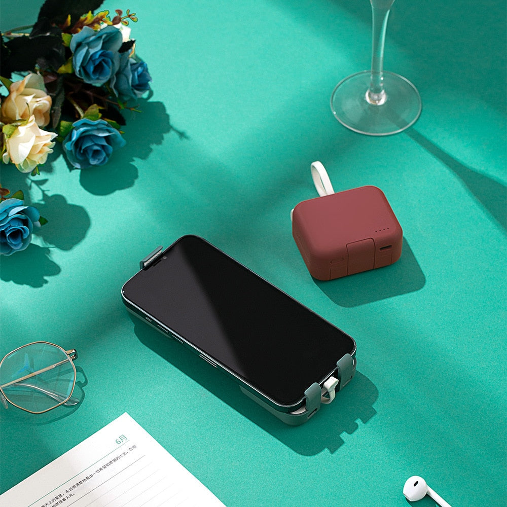 Mini Power Bank and Phone Holder