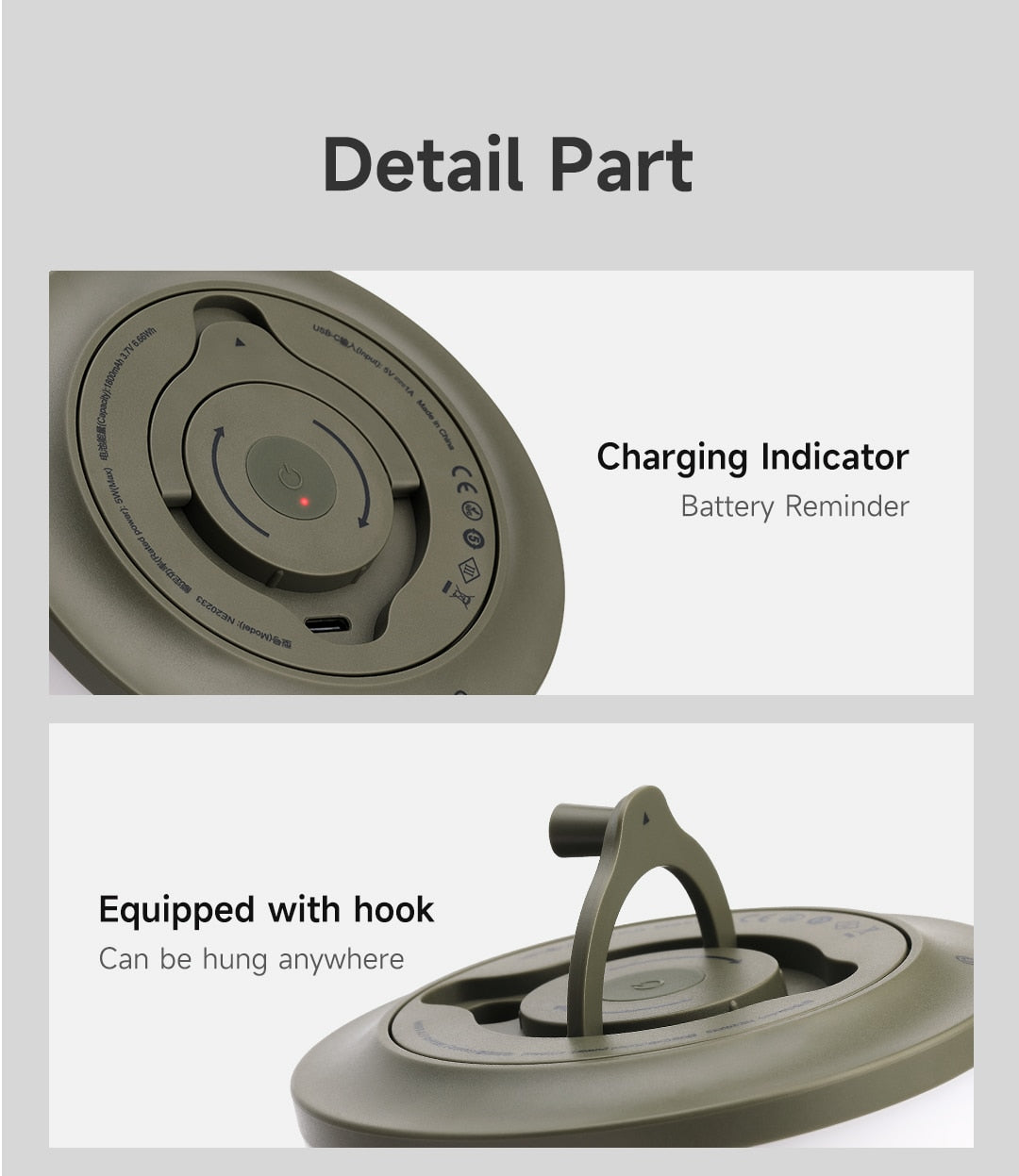 Nato multifunctional portable camping light