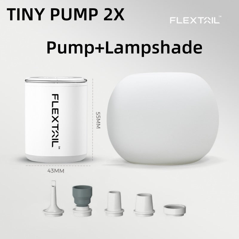 TINY PUMP 2X - Ultimate 3-in-1 Outdoor Pump with Camping Lamp