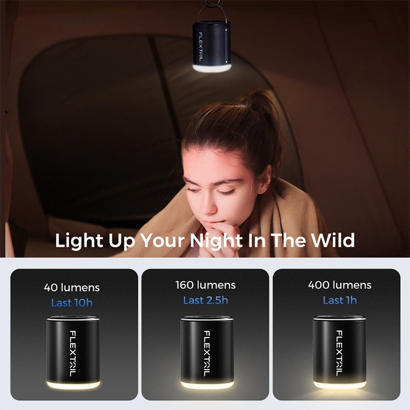TINY PUMP 2X - Ultimate 3-in-1 Outdoor Pump with Camping Lamp
