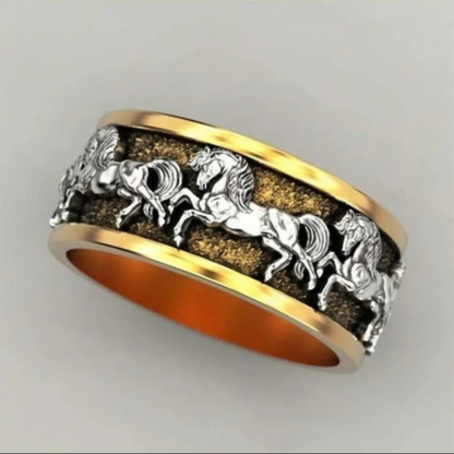 Horse Spinner Ring