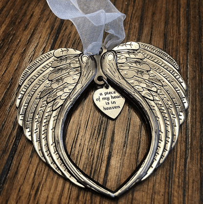 ❤🎅Christmas ornaments angel wings bell-memorial christmas gift🎁