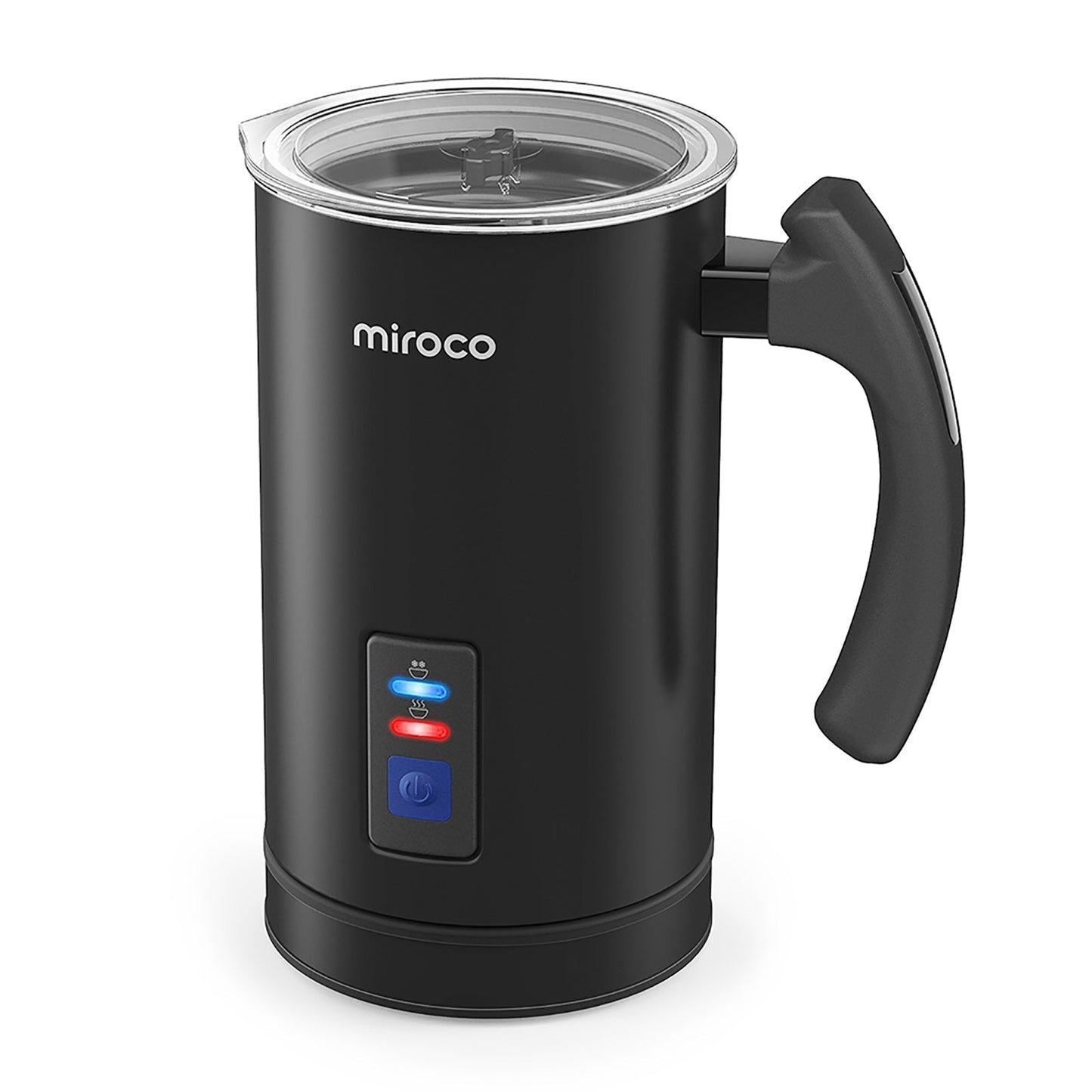 Miroco Milk Frother, Stainless Steel Milk Steamer , Automatic Foam Maker, Electric Milk Warmer, Silent Operation, 120V