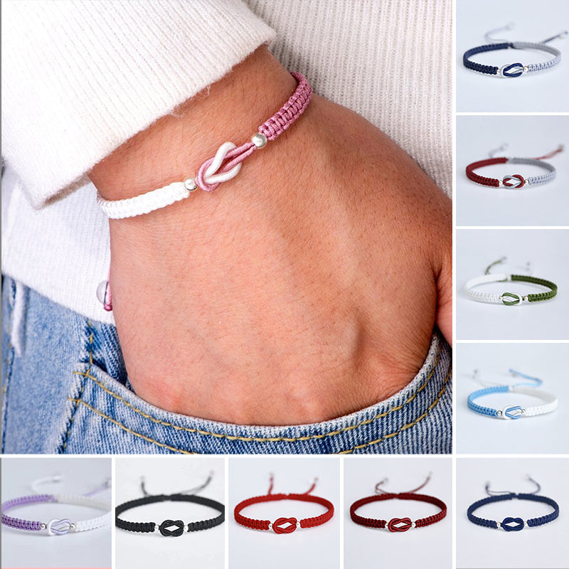 Grandmother And Granddaughter Blossom Knot Bracelet