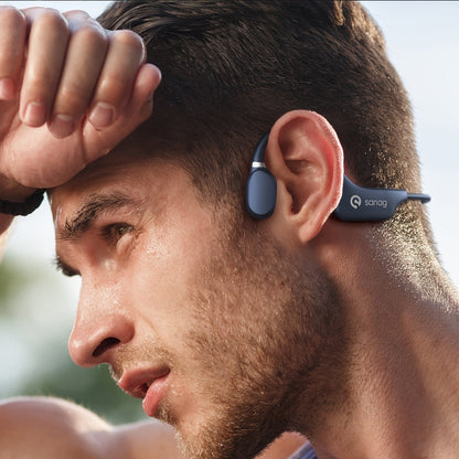 Sanag A5X True Bone Conduction Earphone Open Ear Wireless Sport Headphones Headset 3D Stereo Sound