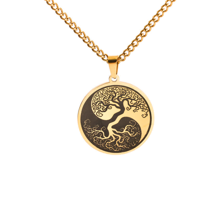 The Tree of Life Titanium Steel Necklace