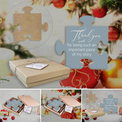 Puzzle Piece Thank You Gift