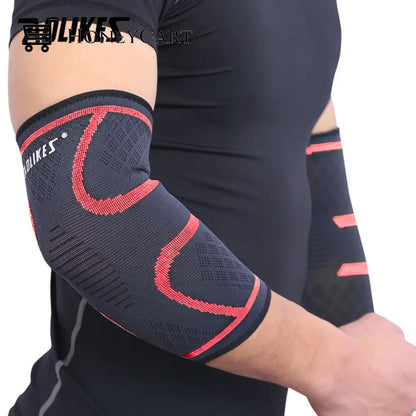 1 Piece Breathable Elbow Support Basketball Football Sports Safety Red / L Sport Cj