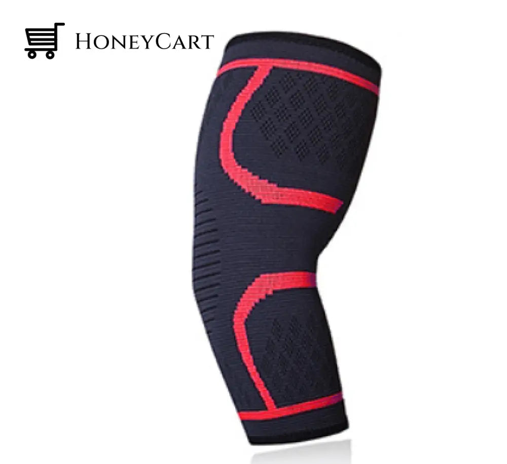 1 Piece Breathable Elbow Support Basketball Football Sports Safety Red No Logo / Xl Sport Cj