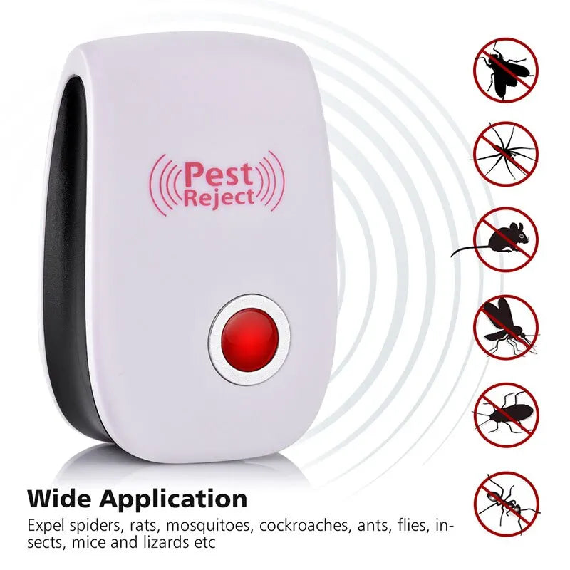 Ultrasonic Cockroach Repeller – PACK of 2 – Get Rid Of Roaches In 48 Hours