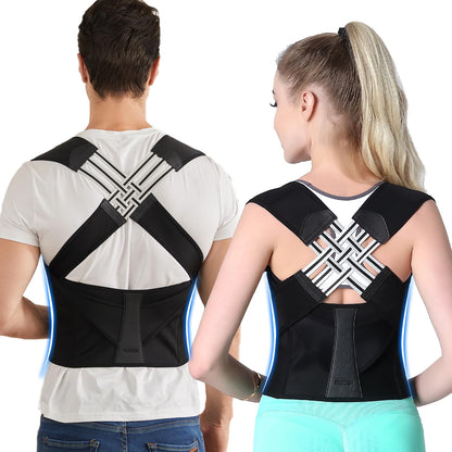 Fully Adjustable Straightener Upper Spine Support Back Brace Posture Corrector