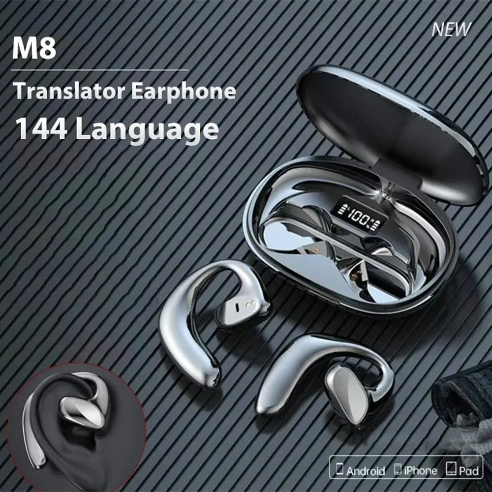 Live Language Translator Earbuds – Real-Time Two-Way Communication in 144 Languages and Music