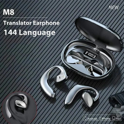 Live Language Translator Earbuds – Real-Time Two-Way Communication in 144 Languages and Music