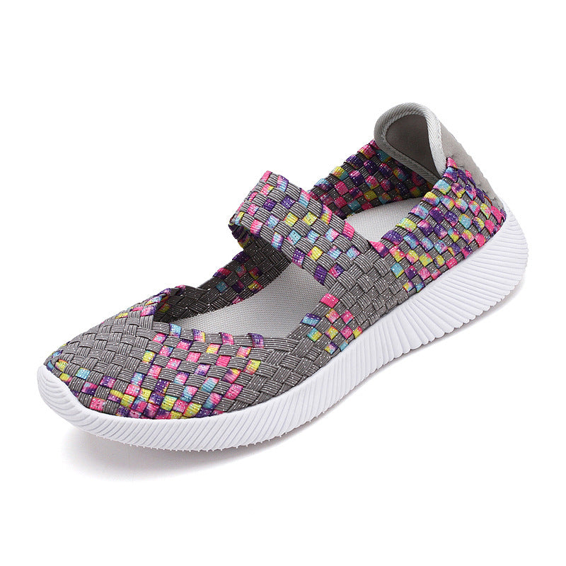 Flavia Breathable Patterned Comfortable Fashion Sneakers