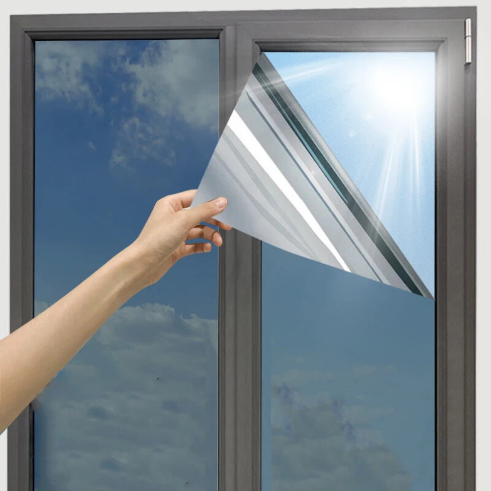 Reflective One-Way Privacy Glass Window Insulation Film