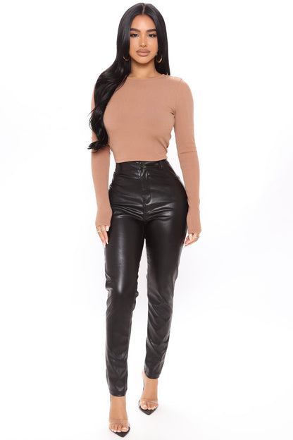 Zuri Snatched Top - Nude