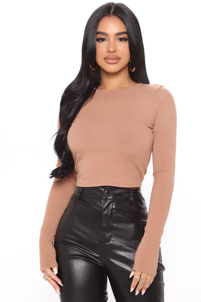 Zuri Snatched Top - Nude