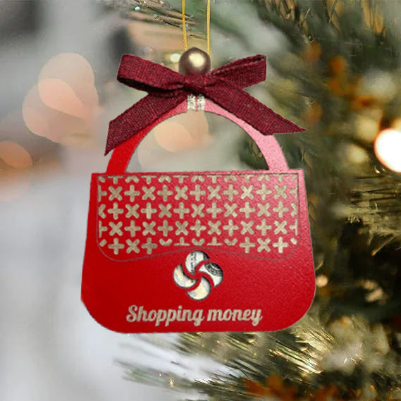 🎅2024 CHRISTMAS GIFT--💸Gas (Shopping)Money Ornament🎁