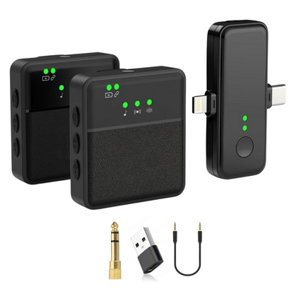 Wireless Bluetooth Lavalier Lapel Microphone