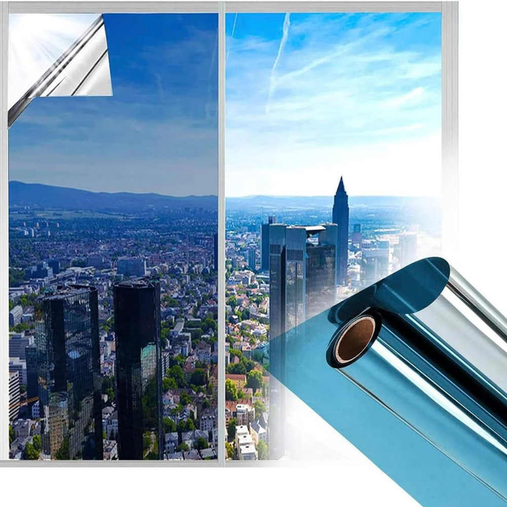 Reflective One-Way Privacy Glass Window Insulation Film