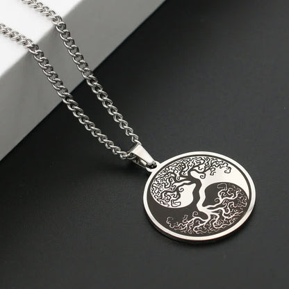 The Tree of Life Titanium Steel Necklace