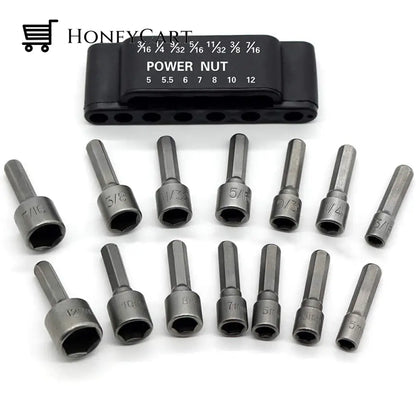 14 Pcs Hexagonal Handle Power Nuts