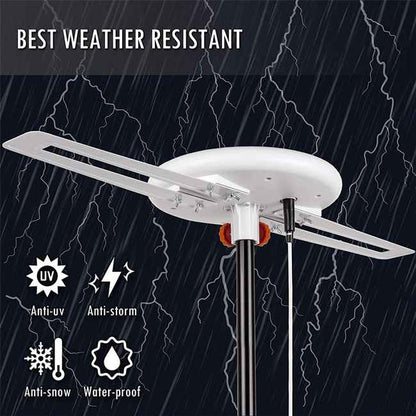 150 Miles Amplified Outdoor Long Range Omni Directional Digital HD TV Antenna