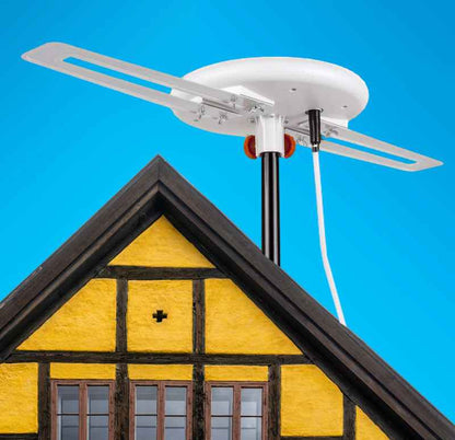 150 Miles Amplified Outdoor Long Range Omni Directional Digital HD TV Antenna