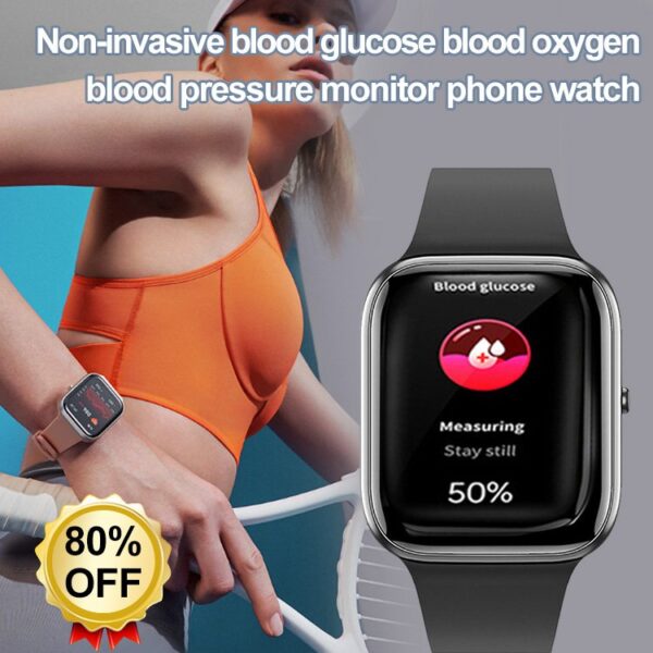 Painless and non-invasive blood glucose monitoring smartwatch